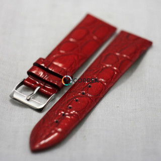 Ремінець з телячої шкіри Bandco червоний RBC-025